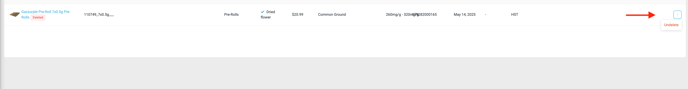 Product List Undelete product